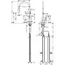 Смеситель для кухни Hansgrohe Talis M54 210 2jet 72800800 сталь