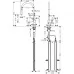 Смеситель для кухни Hansgrohe Talis M54 210 1jet 72803670 черный матовый