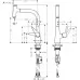 Смеситель для кухни Hansgrohe Talis Select M51 220 1jet 72822800 сталь