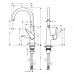 Смеситель для кухни Hansgrohe Talis S 260 1jet 72810000 хром