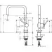 Смеситель для кухни Hansgrohe Talis M54 220 Eco 1jet 72844670 черный матовый
