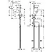 Смеситель для кухни Hansgrohe Metris M71 220 Eco 2jet 73823000 хром