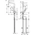 Смеситель для кухни Hansgrohe Metris M71 320 2jet 73801000 хром