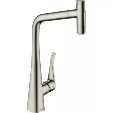 Смеситель для кухни Hansgrohe Metris Select M71 320 2jet 73816800 сталь