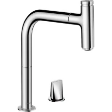 Смеситель для кухни Hansgrohe Metris Select M71 200 1jet 73804000 хром