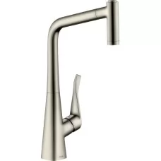 Смеситель для кухни Hansgrohe Metris M71 320 2jet 73801800 сталь