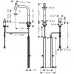 Смеситель для кухни Hansgrohe Metris Select M71 200 2jet 73818000 хром