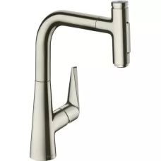 Смеситель для кухни Hansgrohe Talis Select M51 220 2jet 73868800 сталь