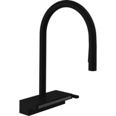 Смеситель для кухни Hansgrohe Aquno Select M81 170 3jet 73837670 черный матовый