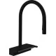 Смеситель для кухни Hansgrohe Aquno Select M81 170 3jet 73837670 черный матовый