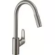 Смеситель для кухни Hansgrohe Focus M41 240 2jet 73880800 сталь