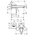 Смеситель для умывальника Hansgrohe Metropol 74525000 хром