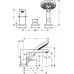 Смеситель для ванны Hansgrohe Metropol 74550000 хром