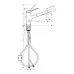 Смеситель для кухни Hansgrohe Zesis M33 150 2jet 74800800 сталь
