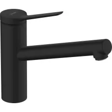 Смеситель для кухни Hansgrohe Zesis M33 150 1jet 74802670 черный матовый
