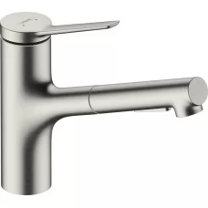 Смеситель для кухни Hansgrohe Zesis M33 150 2jet 74800800 сталь