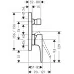 Смеситель для ванны Hansgrohe Metropol 74545000 хром