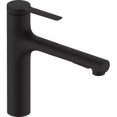 Смеситель для кухни Hansgrohe Zesis M33 160 2jet 74804670 черный матовый