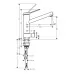 Смеситель для кухни Hansgrohe Zesis M33 200 1jet 74807000 хром