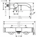 Смеситель для ванны Hansgrohe Vivenis 75420700 белый матовый