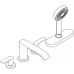 Смеситель для ванны Hansgrohe Vivenis 75444670 черный матовый