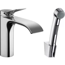 Смеситель с гигиенической лейкой Hansgrohe Vivenis 100 75210000 хром