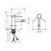 Смеситель для биде Hansgrohe Finoris 76200700 белый матовый