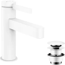 Смеситель для умывальника Hansgrohe Finoris 100 76010700 белый матовый