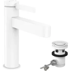 Смеситель для умывальника Hansgrohe Finoris 110 76020700 белый матовый