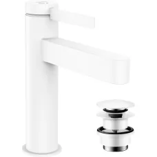 Смеситель для умывальника Hansgrohe Finoris 110 CoolStart 76024700 белый матовый