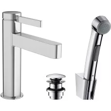 Смеситель с гигиенической лейкой Hansgrohe Finoris 110 76210000 хром