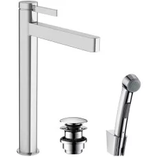 Смеситель с гигиенической лейкой Hansgrohe Finoris 260 76220000 хром
