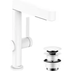 Смеситель для умывальника Hansgrohe Finoris 230 2jet 76063700 белый матовый