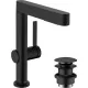 Смеситель для умывальника Hansgrohe Finoris 230 2jet 76063670 черный матовый