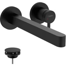 Смеситель для умывальника Hansgrohe Finoris 76050670 черный матовый