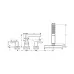 Смеситель для ванны Hansgrohe Finoris 76444700 белый матовый