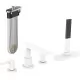 Смеситель для ванны Hansgrohe Finoris 76444700 белый матовый