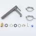 Смеситель для умывальника Gappo G1006-29 оружейная сталь