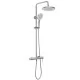Душевая система Rea Foss Clif Brush Nickel REA-P5646 никель