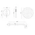 Душевая система Rea Foss Clif Nickel Brush + BOX REA-P5969 никель