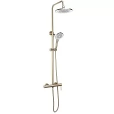 Душевая система Rea Foss Clif Brush Gold REA-P3913 матовое золото