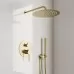 Душевая система Rea Foss Clif Brush Gold + BOX REA-P5647 матовое золото