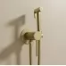 Смеситель с гигиенической лейкой Rea Foss Clif Brush Gold REA-B5844 матовое золото