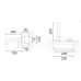 Смеситель для умывальника Rea Lungo Long Titan + BOX REA-B6390 графит