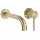 Смеситель для умывальника Rea Lungo Stripe Brush Gold REA-B7431 матовое золото