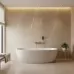 Смеситель для ванны Rea Arlo Gold Brush REA-B0979 матовое золото