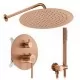 Душевая система Rea Foss Clif Brush Copper + BOX REA-P5649 матовая медь