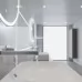 Смеситель для умывальника Rea Arlo Brush Nickel REA-B5610 матовая сталь