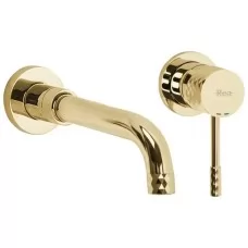 Смеситель для умывальника Rea Lungo Diamond Gold + BOX REA-B0539 глянцевое золото