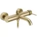 Смеситель для ванны Rea Lungo Grip Brush Gold REA-B6398 матовое золото